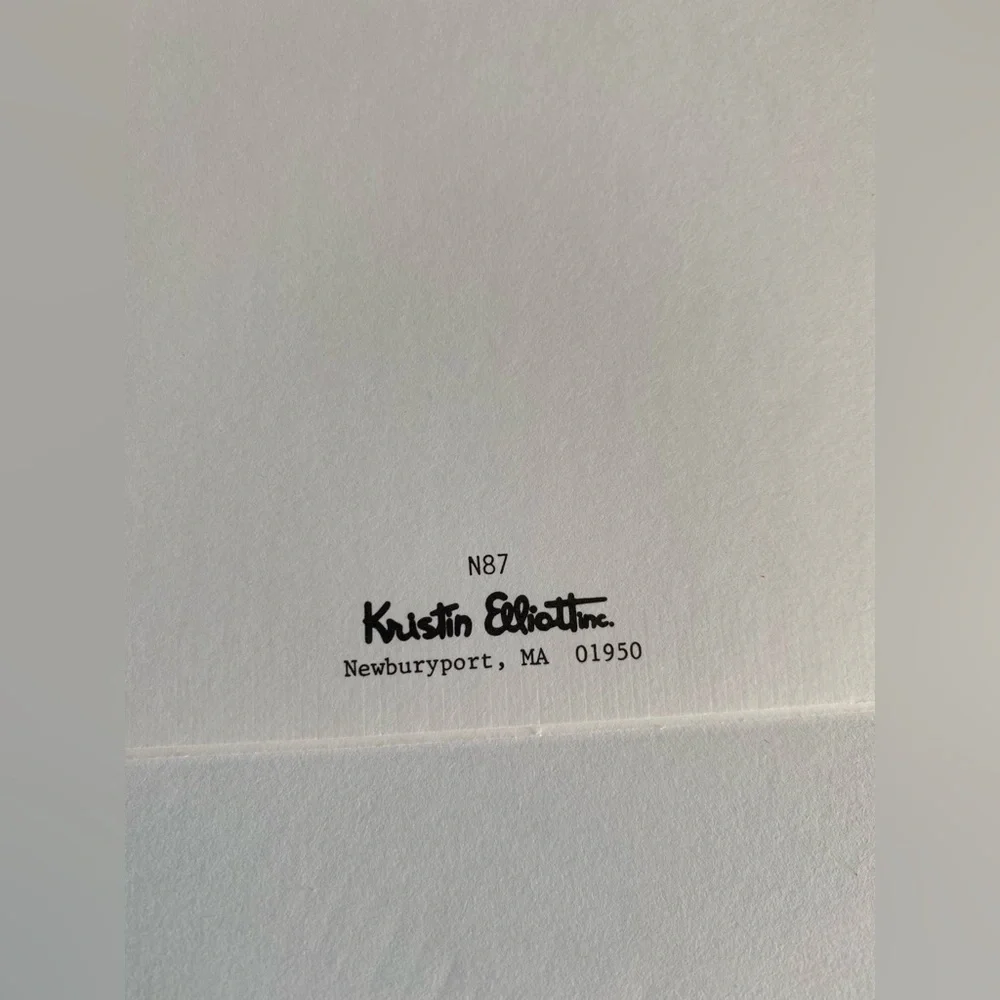 Kristin Elliott Inc. 10 cards with envelopes Golf Vintage stationary